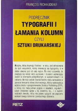 Podręcznik typografii i łamania kolumn czyli sztuki drukarskiej
