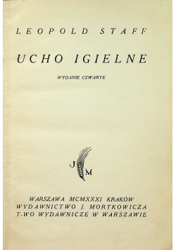 Ucho Igielne 1931 r.