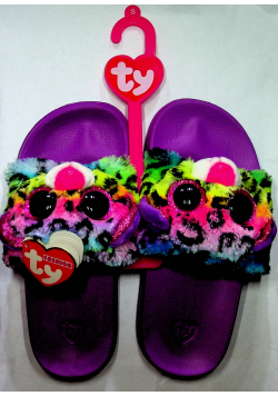 Gear TY Dotty Kapcie Kolorowy Lampart S