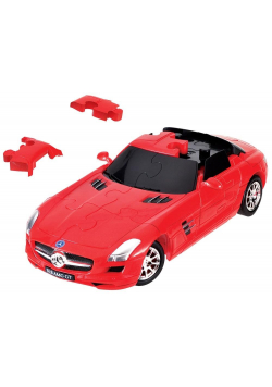Puzzle 3D Cars - Mercedes SLS AMG - poziom 3/4 G3