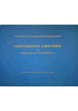 Międzynarodowy album chmur dla obserwatorów na statkach powietrznych