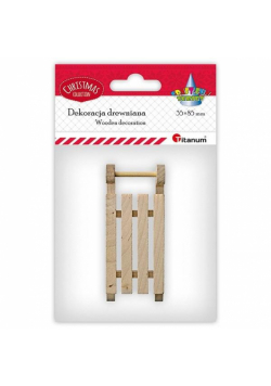 Drewniane sanki 35x85mm wysokość 20mm