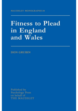Fitness To Plead In England And Wales