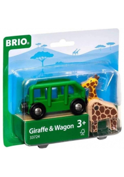 Brio Żyrafa i wagon
