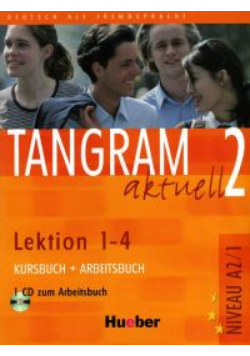 Tangram Aktuell 2 Kursbuch + Arbeitsbuch Lektion 1 - 4
