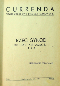 Trzeci synod diecezji tarnowskiej 1948 r