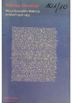Misja Benedykta Makraia w latach 1412-1413