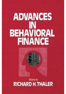 Advances in behavioral finance