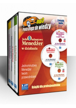 Jednominutowy Menedżer w działaniu Pakiet Audio 3 CD mp3
