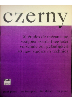 Wstępna szkoła biegłości op. 849