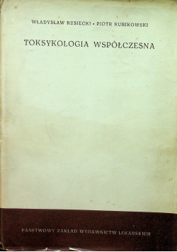 Toksykologia współczesna