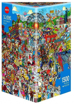Puzzle 1500 Octoberfest (Puzzle+plakat)