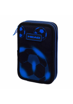 Piórnik podwójny bez wyp Head Neo Blue Football