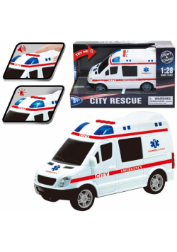Ambulans ze światłem i dźwiekiem