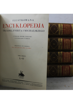 Ilustrowana encyklopedja 5 tomów 1926 r.