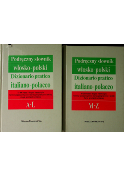 Podręczny słownik włosko polski 2Tomy
