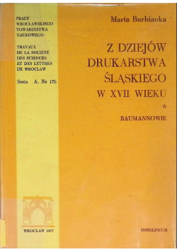 Z dziejów drukarstwa śląskiego