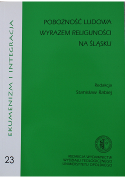 Pobożność ludowa wyrazem religijności na Śląsku