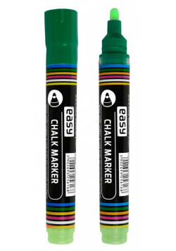 Marker kredowy zielony (10szt) EASY