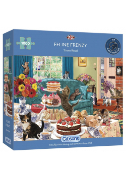 Puzzle 1000 Kocie szaleństwo G3