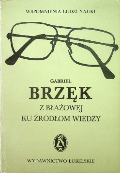 Z błażowej ku źródłom wiedzy