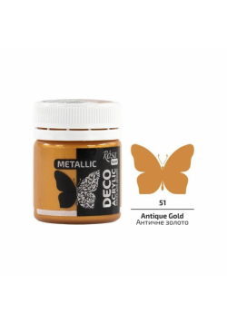 Farba akrylowa metaliczna antique gold 51 20ml