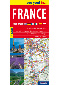 France road map 1:1 050 000