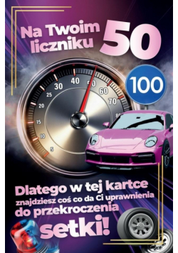 Karnet Prawo Jazdy 50 urodziny damskie