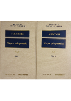Wojna peloponeska  tom I i II