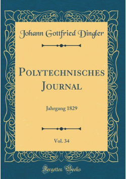 Polytechnisches Journal Vol 34 Reprint z 1842