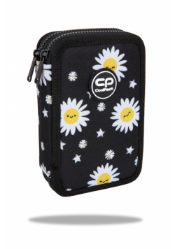 Piórnik 2-komorowy z wyposażeniem Coolpack Jumper 2 Daisy Black