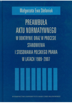 Preambuła aktu normatywnego