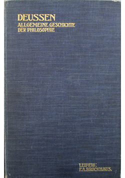 Allgemeine geschichte der philosophie 1906 r