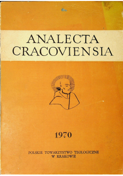 Analecta Cracoviensia II