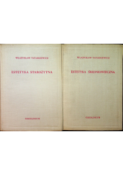 Historia estetyki Tom I i II