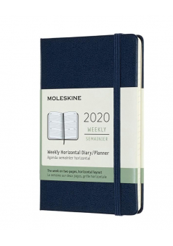 Kalendarz 2020 tygodniowy 12MP tw. Sapphire blue