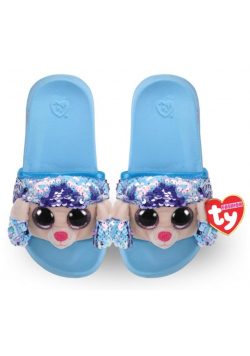Ty Fashion cekinowe kapcie - Pudle tęczowe rozm.M
