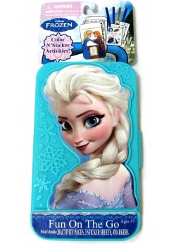 Zestaw do rysowania + naklejki Frozen