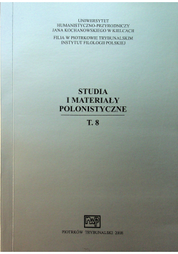 Studia i Materiały Polonistyczne Tom 8