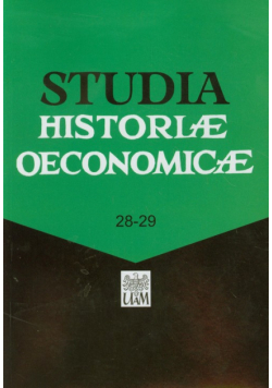 Studia historiae oeconomicae 28-29