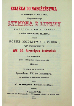Książka do nabożeństwa reprint z 1864 r