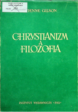 Chrystianizm a filozofia