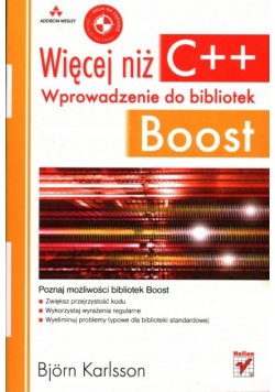 Więcej niż C ++ wprowazenie do bibliotek Boost