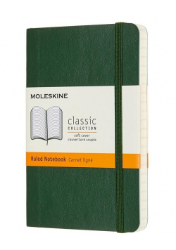 Notes 9x14 linie myrtle green MOLESKINE