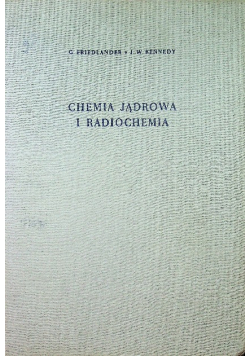 Chemia jądrowa i radiochemia