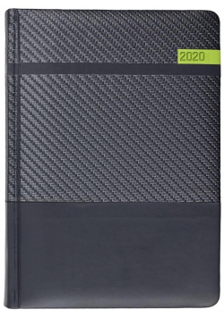 Kalendarz 2020 Książkowy A5 dzienny Stella Grafit