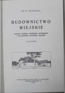Budownictwo wiejskie reprint 1922 r