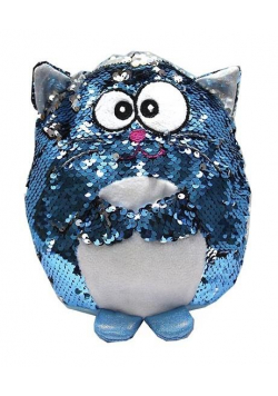 Maskotka cekinowa Kot 20 cm STnux