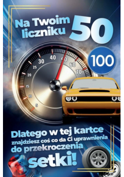 Karnet Prawo Jazdy 50 urodziny męskie