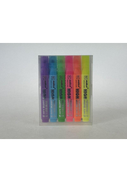 Zakreślacze fluo 6szt